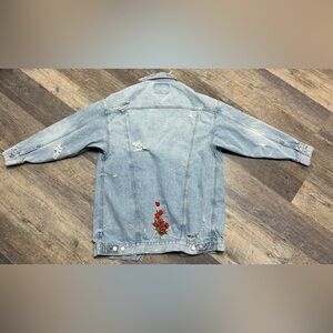 American Eagle Light Blue Denim Jacket XS adult jacket